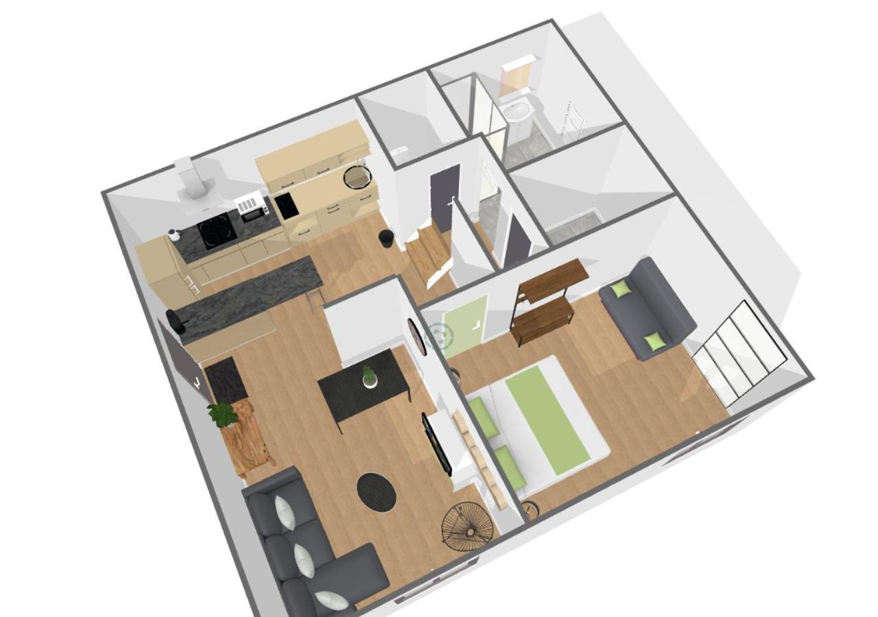 "Cozy Zen" 1 Grande Chambre - Calme - Arrivee Autonome - 6 Pers - Parking Gratuit Tours Eksteriør bilde