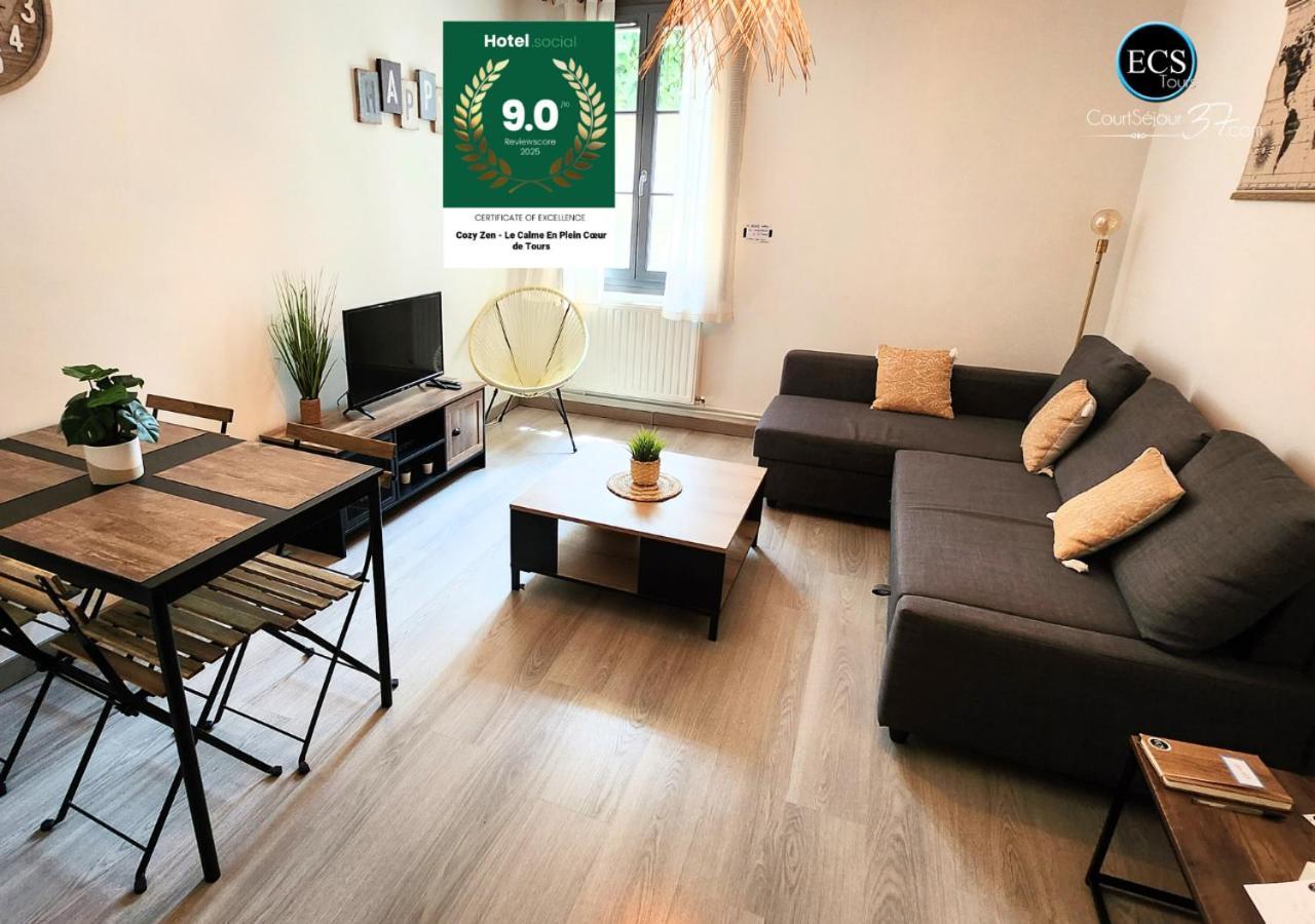 "Cozy Zen" 1 Grande Chambre - Calme - Arrivee Autonome - 6 Pers - Parking Gratuit Tours Eksteriør bilde